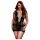 BACI Plus Size - snørekjole med korte ærmer - sort (XL-XXL)