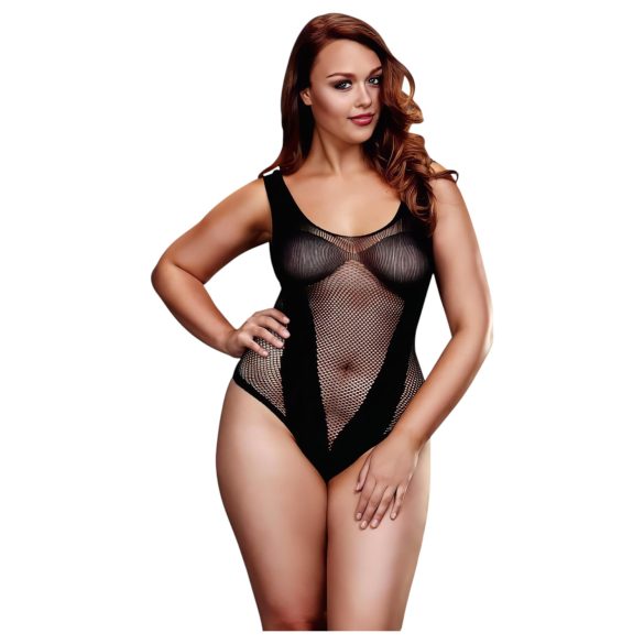 BACI Plus Size - raffineret netbody - sort (XL-XXL)