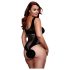 BACI Plus Size - raffineret netbody - sort (XL-XXL)