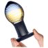 GLAS Galileo - elegant sort-guld glas anal plug