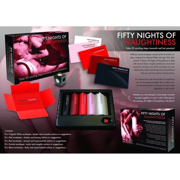 FIFTY NIGHTS OF NAUGHTINESS - sexspil for par - engelsk