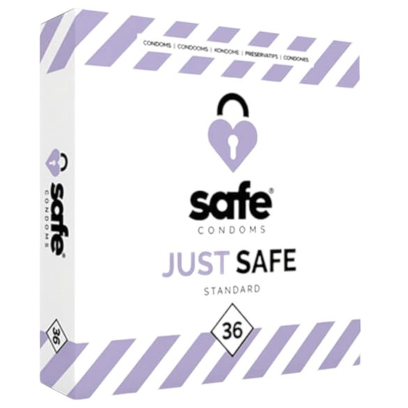 SAFE Just Safe - standard kondomer - vanilje (36 stk)