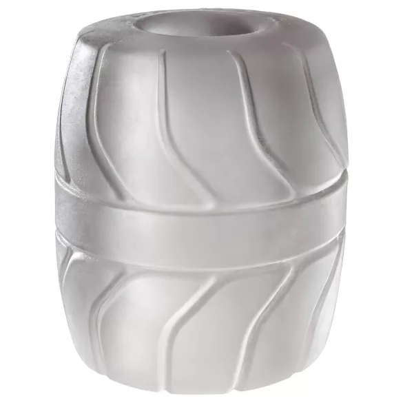 SilaSkin - penissring og kuglestrækker - hvid