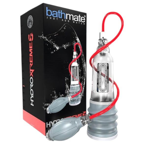 BathMate Xtreme Hydromax 5 - Hydropumpe sæt (gennemsigtig)