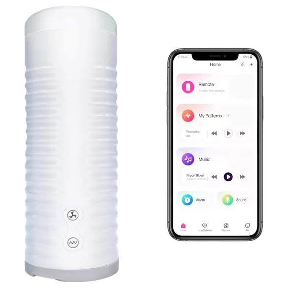 Lovense Max 2 - App-styret masturbator til mænd (hvid)