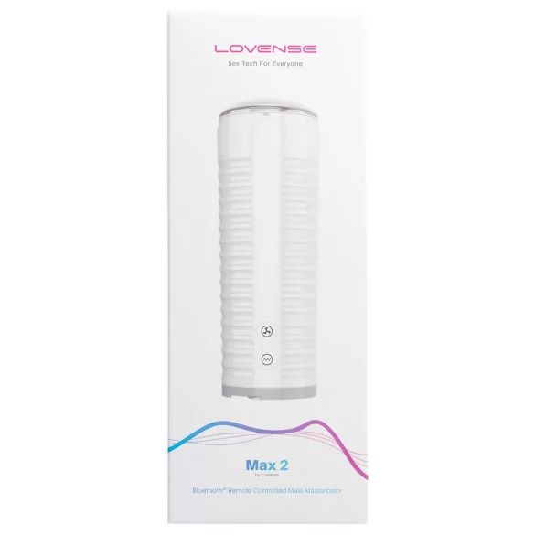 Lovense Max 2 - App-styret masturbator til mænd (hvid)