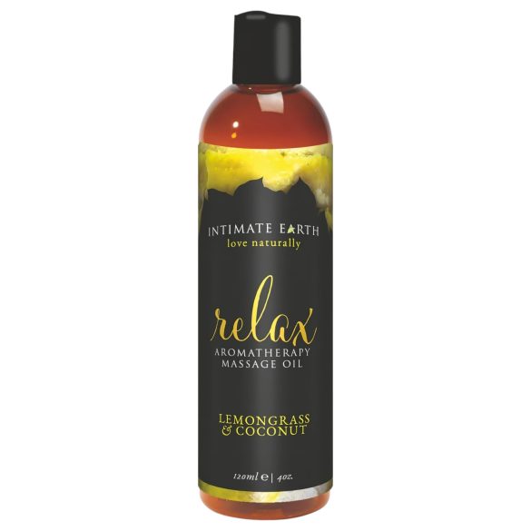 Intimate Earth Relax - massageolie - citronmelisse-kokos (120ml)