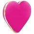 RS Ikoner Hjerte - genopladelig klitorisvibrator (pink)