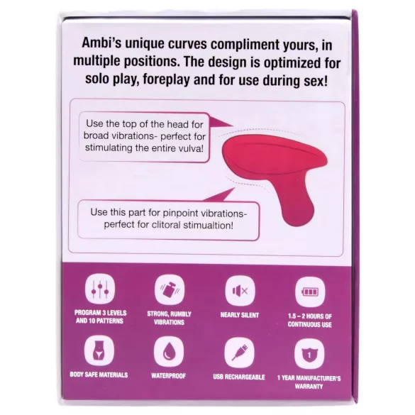 Lovense Ambi - App-styret klitorisvibrator (pink)