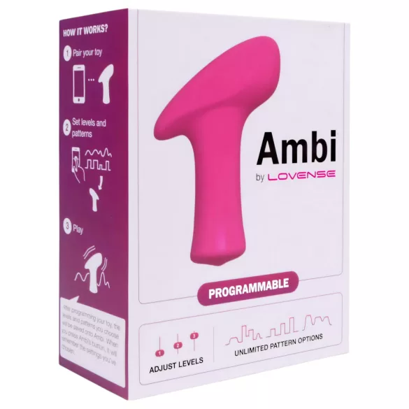 Lovense Ambi - App-styret klitorisvibrator (pink)