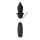 B SWISH Bfilled Classic - trådløs anal vibrator (sort)