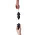 B SWISH Bfilled Classic - trådløs anal vibrator (sort)