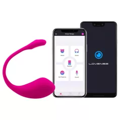 Lovense Lush 2 - bærbart app-styret vibrerende æg (pink)