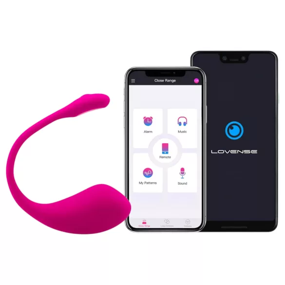 Lovense Lush 2 - bærbart app-styret vibrerende æg (pink)