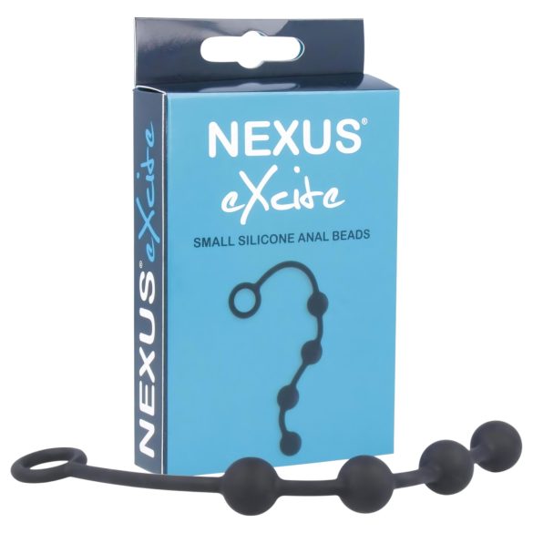 Nexus Excite - 4-perle anal dildo - sort (lille)