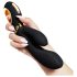 Nomi Tang - Genopladelig G-punkt vibrator med klitorisstimulator (sort)
