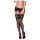 Obsessive 810-STO-1 - bred blonde strømper - sort