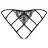 Obsessive Miamor - trusse - åben blonde mesh - sort