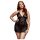 BACI Plus Size - halsrem, blonde babydoll - sort (XL-XXL)