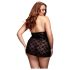BACI Plus Size - halsrem, blonde babydoll - sort (XL-XXL)