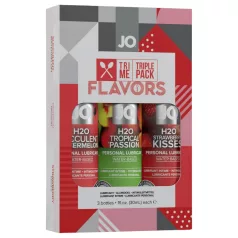   System JO - System Flavors - smøremiddelsæt med smag (3 x 30 ml)
