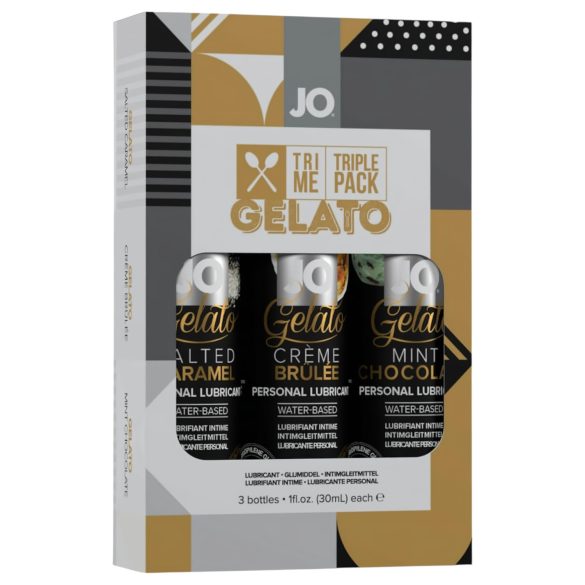 JO Gelato Smagssæt - glidecreme (3x30ml)