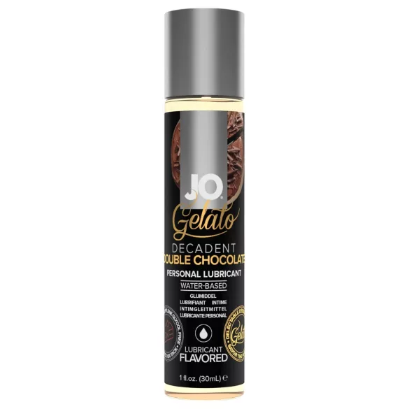 System JO - Gelato dobbelt chokolade - spiselig, vandbaseret glidecreme (30 ml)