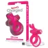 Screaming O Ohare - vibrator penisring med kanin - genopladelig - pink