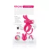 Screaming O Ohare - vibrator penisring med kanin - genopladelig - pink