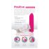 Screaming O Positive - Genopladelig Super Stærk Stavvibrator (Pink)