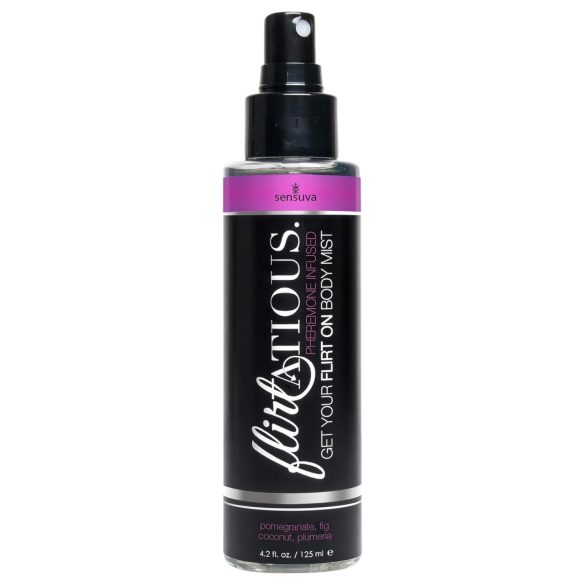 Sensuva Flirtatious – feromon kropsspray – granatæble-kokos (125 ml)