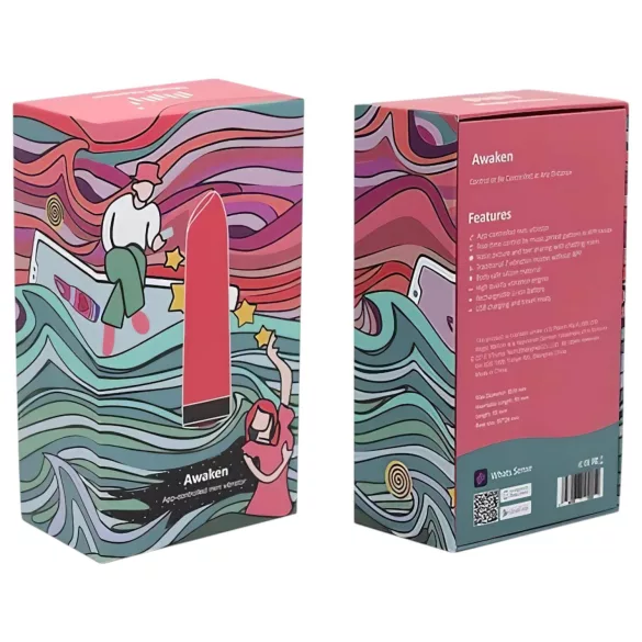 Magic Motion Awaken - App-styret stavvibrator (rød)