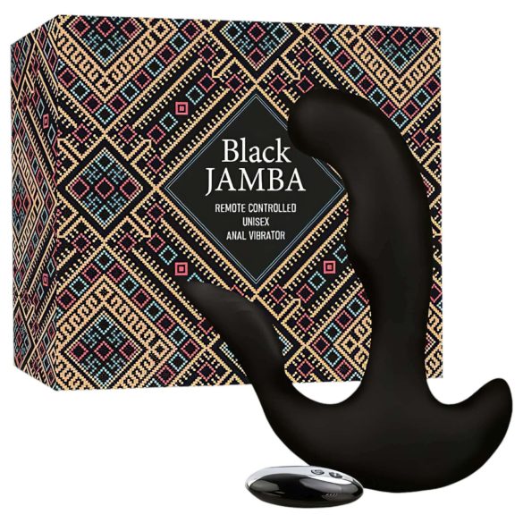 FEELZTOYS Sort Jamba - trådløs, opvarmende anal vibrator (sort)