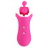 FEELZTOYS Clitella - genopladelig, roterende oral vibrator (pink)