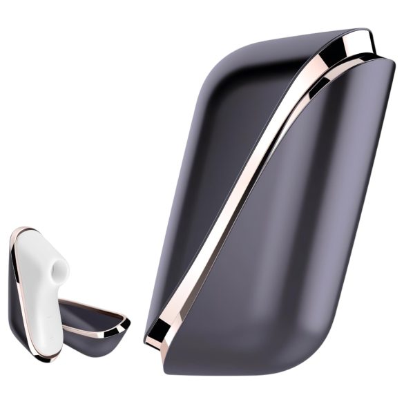 Satisfyer Traveler - bærbar klitoris stimulator (sort/hvid)