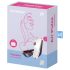 Satisfyer Traveler - bærbar klitoris stimulator (sort/hvid)