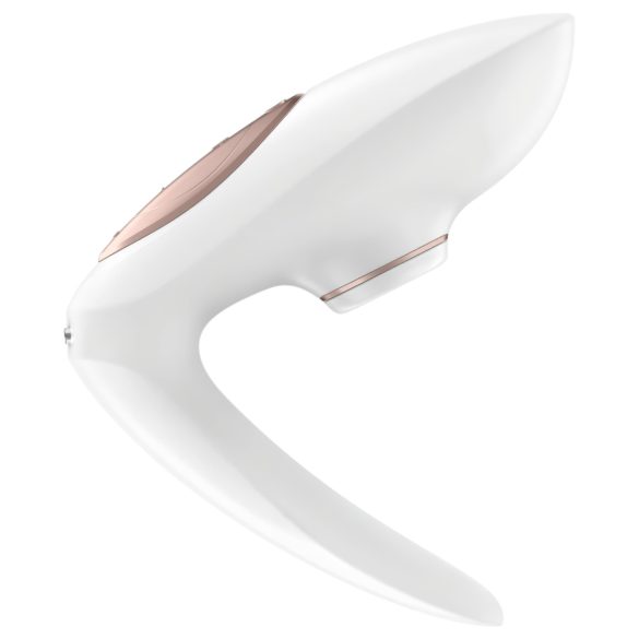 Satisfyer Pro 4 Par - genopladelig luftbølge-vibrator til par (hvid)