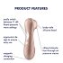Satisfyer Pro 2 Gen2 - genopladelig klitorisstimulator (brun)