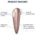Satisfyer 1 Number One - lufttryk klitorisstimulator (brun)