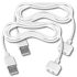 Satisfyer - magnetisk USB-opladerkabel - 2 stk (hvid)