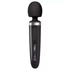 Bodywand Aqua - mini vibrator wand - genopladelig - sort