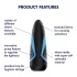 Satisfyer Men One - masturbator med sugefunktion - blå/sort