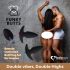 FEELZTOYS Funkybutts - genopladeligt trådløst analvibratorsæt (sort)