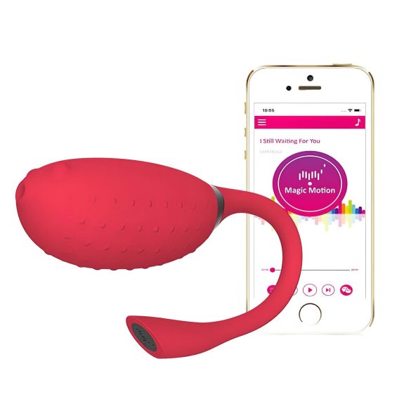 Magic Motion Fugu - Smart Vibro-æg (rød)