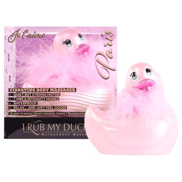 Min Duckie Paris 2.0 - vandtæt ande-klitorisvibrator (pink)