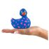 My Duckie Romance 2.0 - vandtæt klitorisvibrator (blå-lyserød)