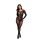Baci - langærmet mønster catsuit - sort (S-L)