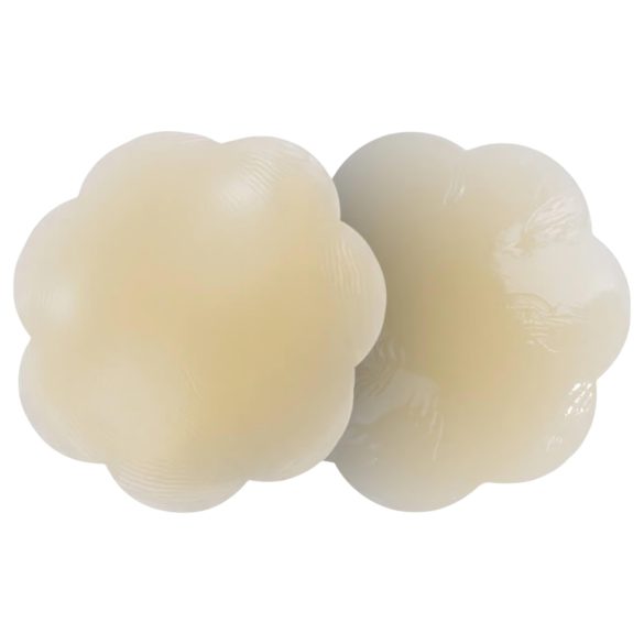 Bye Bra - blomst nipple covers - naturlig (2 stk)