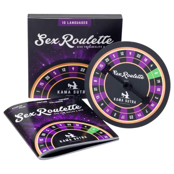 Sex Roulette Kama Sutra - erotisk brætspil (10 sprog)