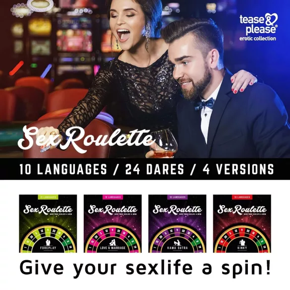 tease & please - Sex Roulette Kinky - Erotisk ruletspil for par